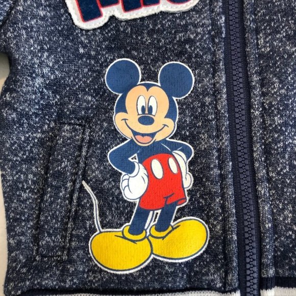 Disney Baby Mickey Mouse Varsity Jacket Size 0-3 Months EUC - Picture 2 of 9